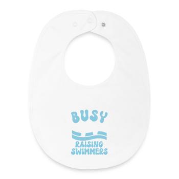 Synchronschwimmen Kunstschwimmen Wassersport - Baby Organic Lätzchen - Weiß - Vorne