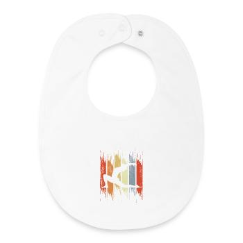 Yogini Drawing - Baby Organic Bib - white - Front