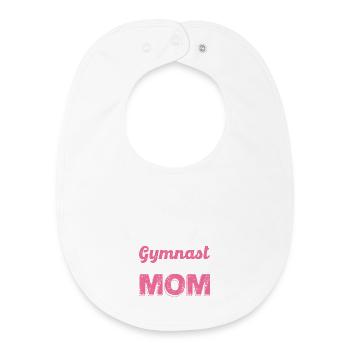 Motif préféré de la maman gymnaste - Bavoir bébé bio - blanc - Devant