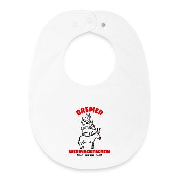 Musiciens de la ville de Brême – Édition de Noël Brême - Bavoir bébé bio - blanc - Devant