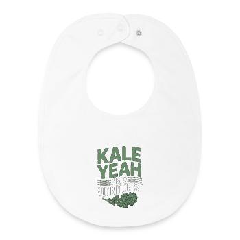 Nutritionist Kale Yeah I'm A Registered Dietitian - Baby Organic Lätzchen - Weiß - Vorne