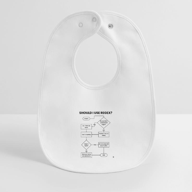 Should I Use Regex Flowchart - Two Problems Gift Baby Organic Bib