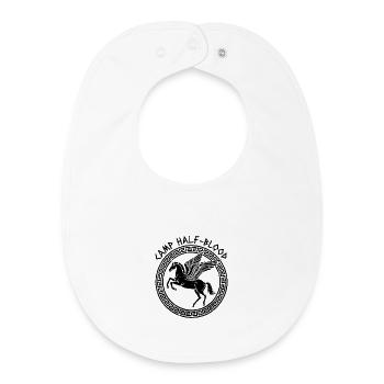 Camp Half blood Flying Horse Camping Halfblood - Baby Organic Bib - white - Front