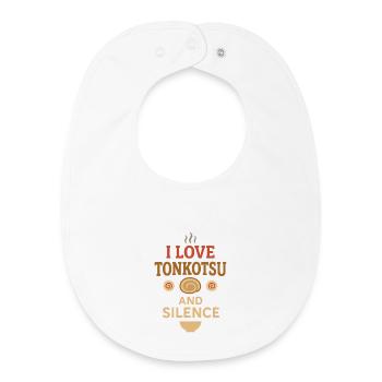 Ramen Bar Real Ramen Tonkotsu Broth - Baby Organic Bib - white - Front