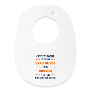 boubou - Baby Organic Bib - white - Front