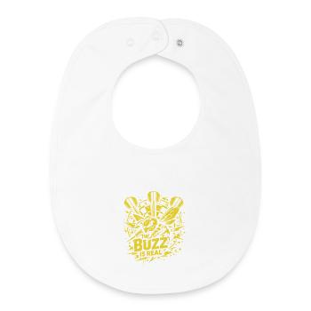 Ally Pally | The Buzz ist Real - Darts Turnier - Baby Organic Lätzchen - Weiß - Vorne