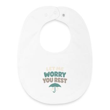 Familienvorsorge Notfallplaner Prepper - Baby Organic Lätzchen - Weiß - Vorne