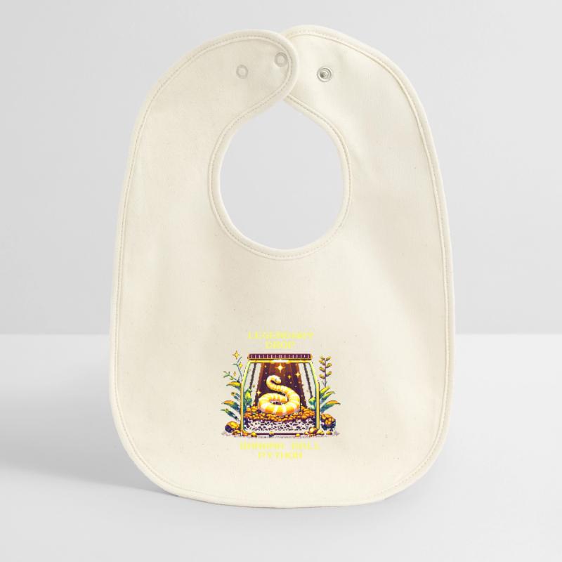 Legendärer Fund: Banana Königspython | Python Baby Organic Lätzchen