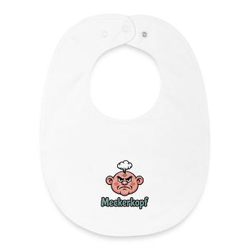 Complainer Funny Complainer Cartoon Head - Baby Organic Bib - white - Front