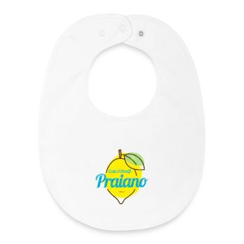 Praiano Costa d'Amalfi Lemon Italy Amalfi Coast - Baby Organic Bib - white - Front