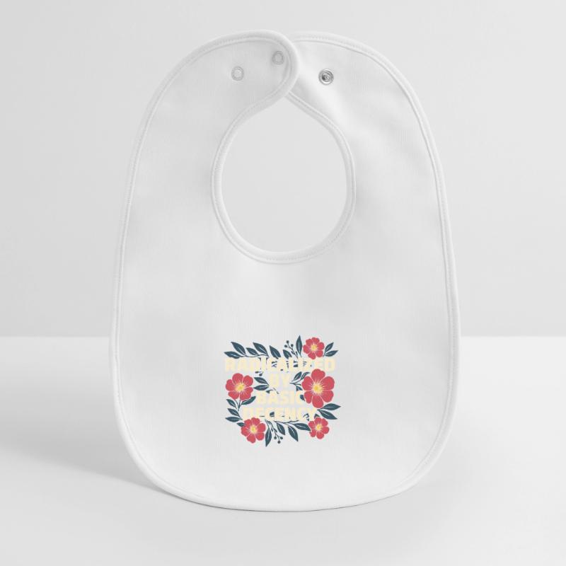 Radicalized Basic Decency Kindness Human Rights Baby Organic Bib