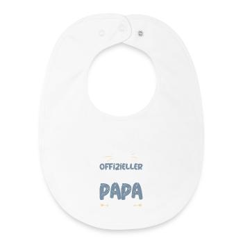 Official Dachshund Dad - Baby Organic Bib - white - Front