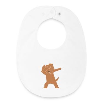 Boykin Spaniel - Baby Organic Bib - white - Front