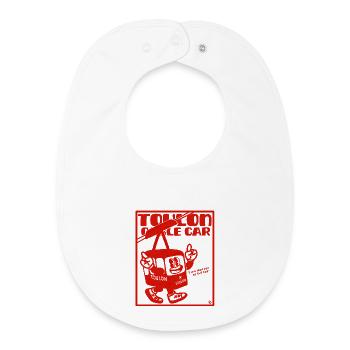 Toulon Provence France Mont Faron cable car - Baby Organic Bib - white - Front