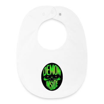 Demon inside - Baby Organic Bib - white - Front