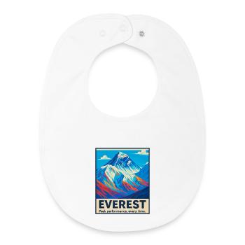Everest – Peak Performance - Baby Organic Lätzchen - Weiß - Vorne