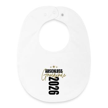 Primary school graduation 2026 - Baby Organic Bib - white - Front