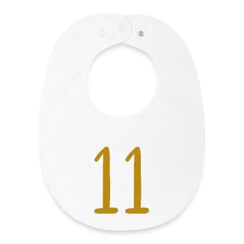 11 - Baby Organic Lätzchen - Weiß - Vorne