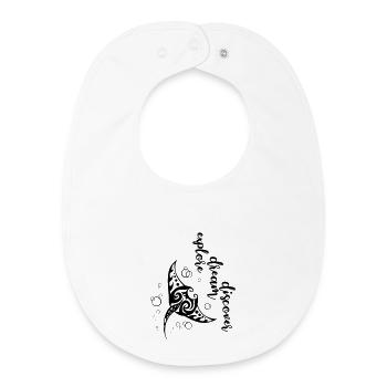 Explore Dream - Manta - Baby Organic Bib - white - Front