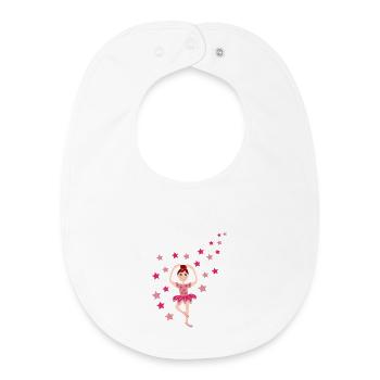 Classical dancer - Baby Organic Bib - white - Front