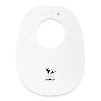 Osterhase - Baby Organic Lätzchen - Weiß - Vorne
