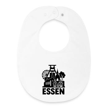 Essen Ruhr Area - Baby Organic Bib - white - Front