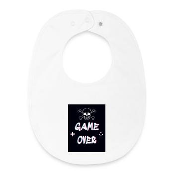 Fin du jeu - Bavoir bébé bio - blanc - Devant