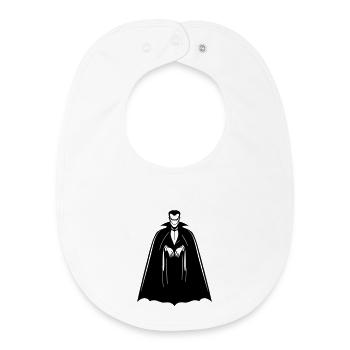 Dracula - Bavoir bébé bio - blanc - Devant