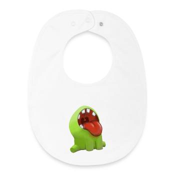 Gnom - Baby Organic Lätzchen - Weiß - Vorne