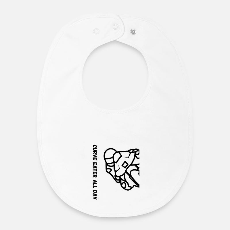 Chemise de moto - Bavoir bébé bio - blanc