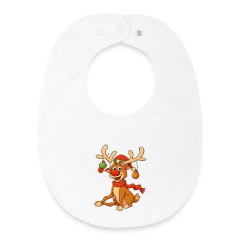 T-shirt de Noël Cadeaux pour femmes pour lui drôle - Bavoir bébé bio - blanc - Devant