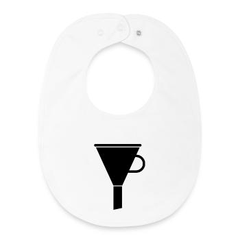 Funnel - Baby Organic Bib - white - Front