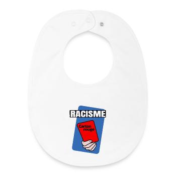 Red card - Baby Organic Bib - white - Front