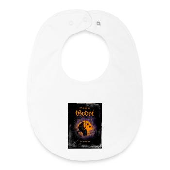 Waiting for Godot - Baby Organic Bib - white - Front
