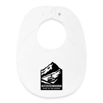 kitzsteinhorn alpen - Baby Organic Lätzchen - Weiß - Vorne