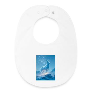Ancient cosmic guardian ascending - Baby Organic Bib - white - Front