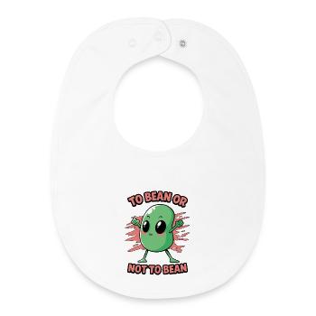 Bean or not bean - Baby Organic Bib - white - Front