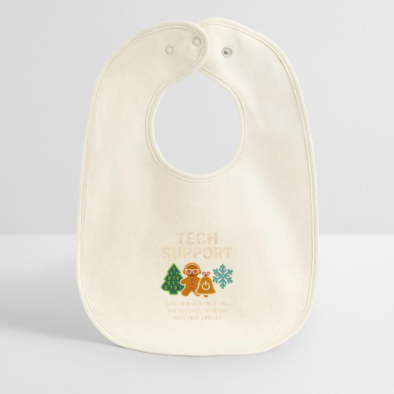 Admin Weihnachtsgeschenk IT Support Debugging Baby Organic Lätzchen