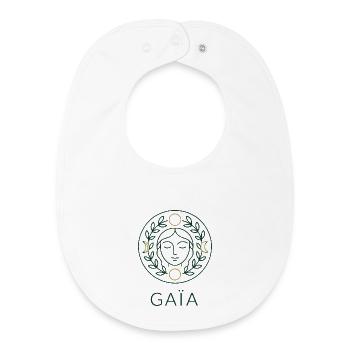 Gaia - Mother Nature - Tree of Life - Baby Organic Bib - white - Front