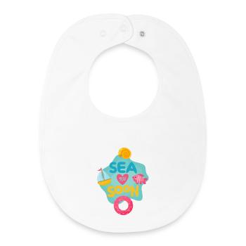 Sea You Soon - Baby Organic Lätzchen - Weiß - Vorne