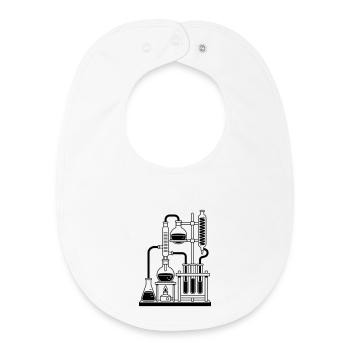 Laboratory - Baby Organic Bib - white - Front