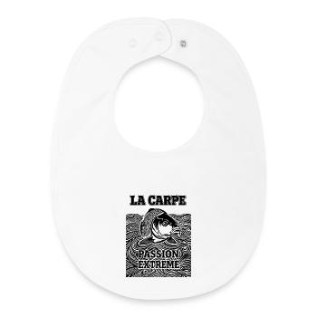 Carpe Passion Extrême - Bavoir bébé bio - blanc - Devant