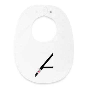 Seat belt - Baby Organic Bib - white - Front