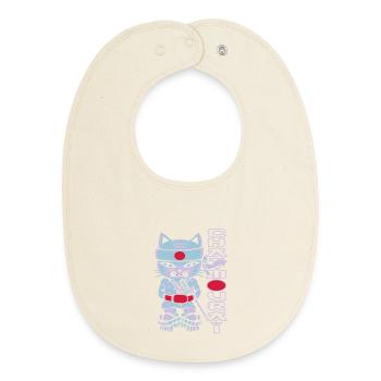 Chat mouraï flex - Baby Organic Lätzchen - Natur - Vorne