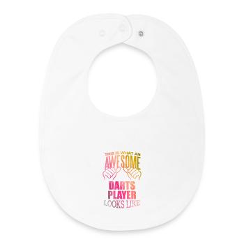 Darts - Baby Organic Lätzchen - Weiß - Vorne