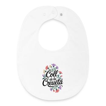 Coll de la Creueta Floral Cycling Art - Baby Organic Lätzchen - Weiß - Vorne