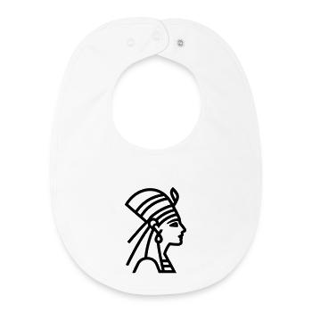pharaoh - Baby Organic Bib - white - Front