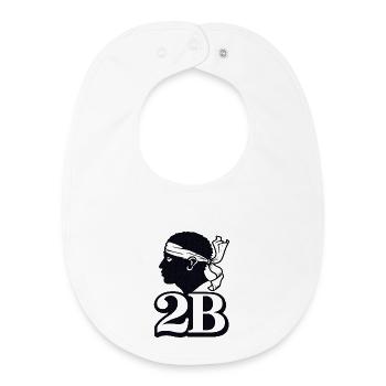 CORSICA 2B - Baby Organic Bib - white - Front