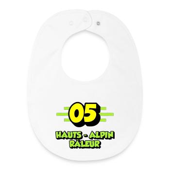 High Alpine Complainer - Baby Organic Bib - white - Front