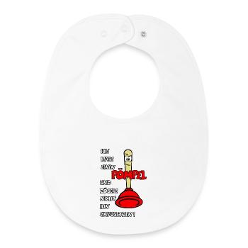 Pömpel - Baby Organic Lätzchen - Weiß - Vorne